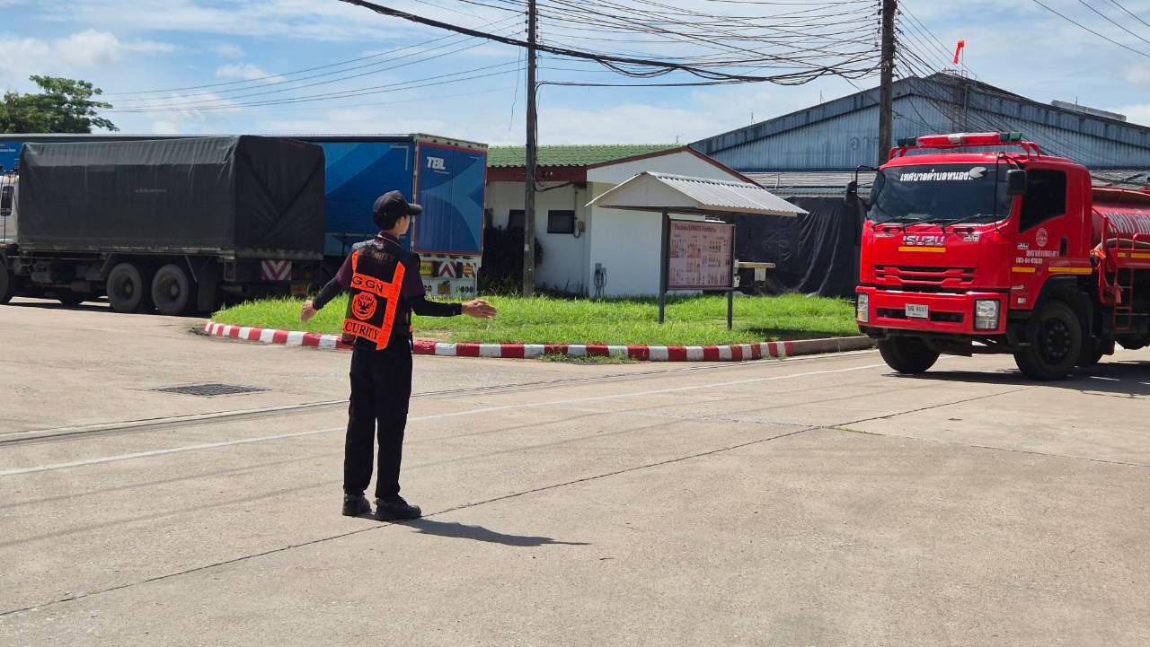 การซ้อมแผนรับมือและระงับอัคคีภัย ประจำปี ของ บริษัท ธนภักดี จำกัด